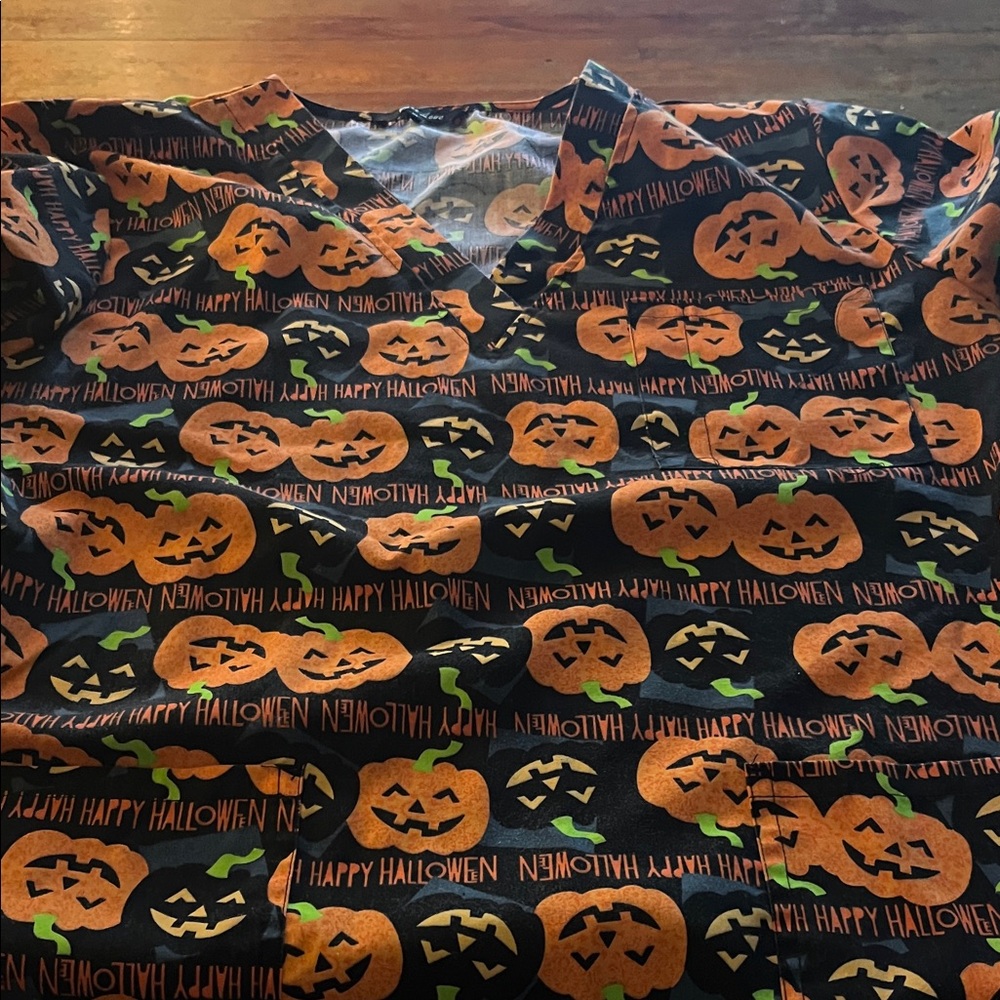 Halloween Pumpkin nursing top